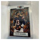 Caleb Williams Custom Blast Bears Card