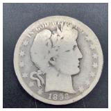 1893-O Barber Half Dollar Silver Coin
