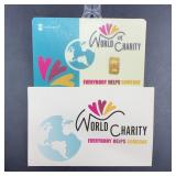 Karatbars World of Charity 0.1g Gold Bar Card