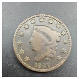 1827 Liberty Head Large Cent
