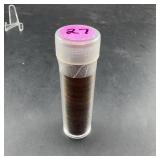 Roll of Wheat Cents in Plastic Tube