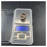 Sterling Silver Shell Design Ring 10.2g