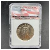 1944 Liberty Half Dollar ANGS MS66
