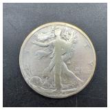 1921 Walking Liberty Half Dollar Silver Coin