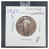 1927-S Standing Liberty Silver Quarter