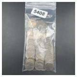 Bag Of Collectible Jefferson Nickels