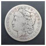 1884-S Morgan Silver Dollar