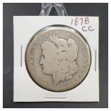 1878-CC Morgan Silver Dollar