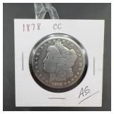 1878-CC Morgan Silver Dollar