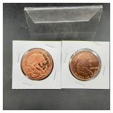 (2x Bid) 1 Avdp Oz .999 Fine Copper Rounds