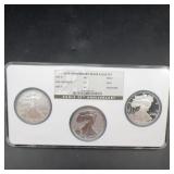 2006 Silver Eagle 20th Anniv Set NGC MS69/PF69