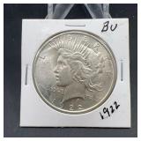 1922 Peace Silver Dollar