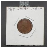 1918 Lincoln Wheat Cent Penny