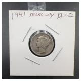 1941 Mercury Dime Silver US Coin
