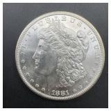 1881-S Morgan Silver Dollar