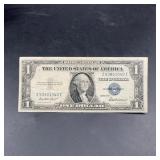 1935 F Series $1 Silver Certificate Note