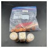 Lincoln Cent Tubes & Bag, Various Labels