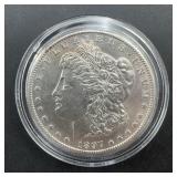1897-S Morgan Silver Dollar in Capsule