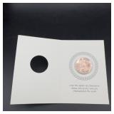 Nativity Themed Medallion In Card Holder