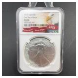 2025 NGC MS70 Silver Eagle $1 First Day Issue