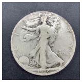 1919-D Walking Liberty Half Dollar Silver Coin