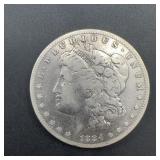 1884-S Morgan Silver Dollar