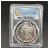 1878-CC Morgan Dollar PCGS Genuine Cleaned UNC