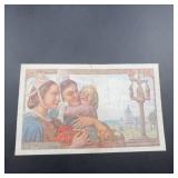 1943 France 20 Francs Banknote Banque de France