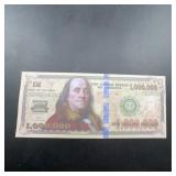 Novelty One Million Dollar Bill, Franklin, 2019