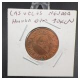 Las Vegas Nevada Hoover Dam Token