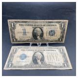 1928-b & 1934 $1 Silver Certificates Notes