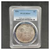 1896 Morgan Silver Dollar PCGS MS64
