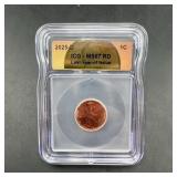 2025-D Lincoln Cent ICG MS67 RD Last Year Issue
