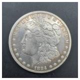 1884-cc Morgan Silver Dollar