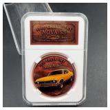 1970 Chevrolet Nova SS 1 Oz .999 Copper Round
