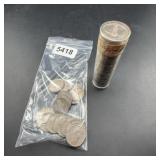 Jefferson Nickel Lot With Full Roll And Extras