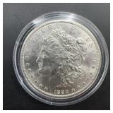 1890-S Morgan Silver Dollar, San Francisco Mint