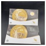 2015 Mohawk Ironworkers $1 Coin & Currency Sets