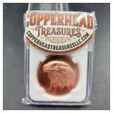 1 oz Copper Scottsdale Mint Eagle Round