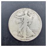 1921-D Walking Liberty Half Dollar Silver