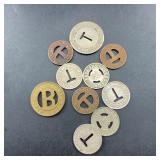 10 Transit Tokens Florida St. Pete Treasure Island