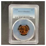 1958 Lincoln Cent PCGS PR66RD Proof