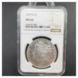 1879-S Morgan Dollar NGC MS64