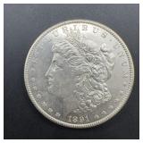 1891-S Morgan Silver Dollar