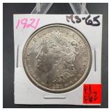 1921 Morgan Silver Dollar