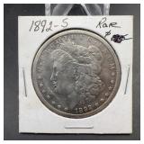 1892-s Morgan Silver Dollar Coin
