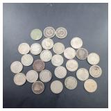 25 Liberty Head Nickel Coins