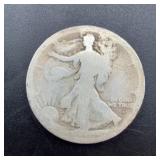1916-d Walking Liberty Half Dollar Silver Coin