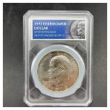 1972 Eisenhower Dollar Silver Uncirculated S