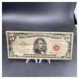 1963 $5 Red Seal United States Note
